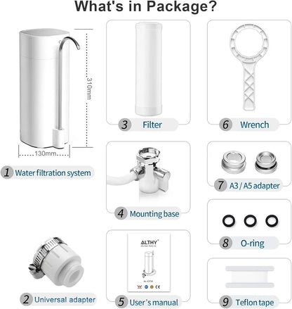 4 Stage Ultrafiltration Countertop Faucet