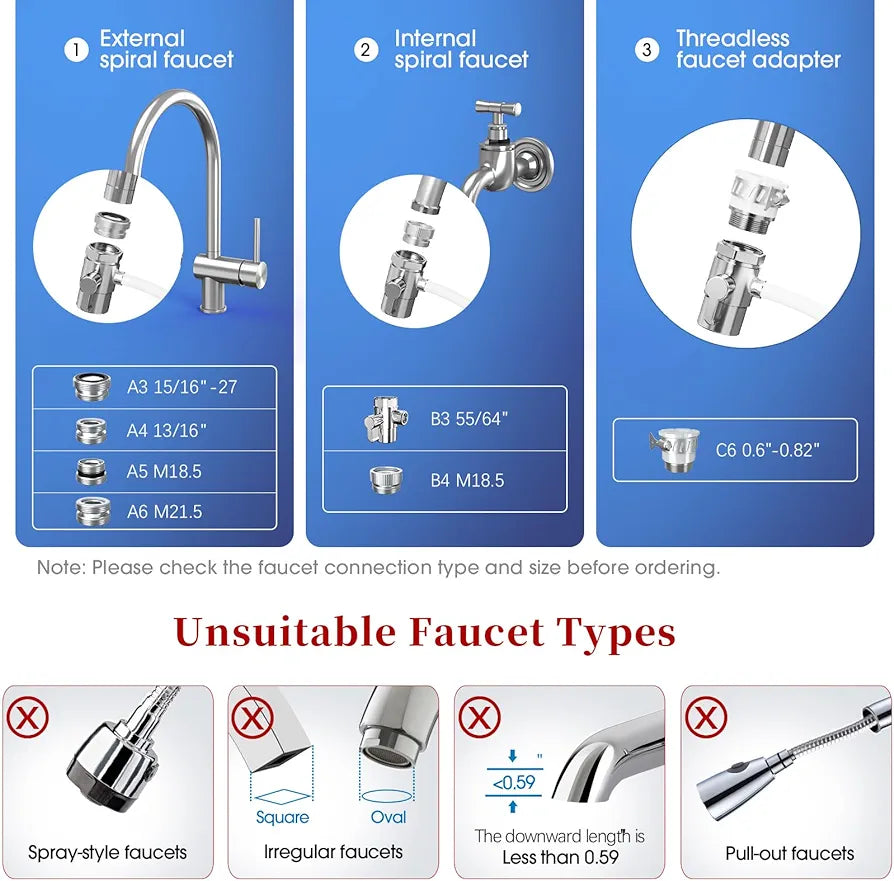 4 Stage Ultrafiltration Countertop Faucet